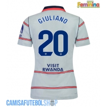 Camisa de time de futebol Atletico Madrid Giuliano Simeone #20 Replicas 3º Equipamento Feminina 2026-27 Manga Curta